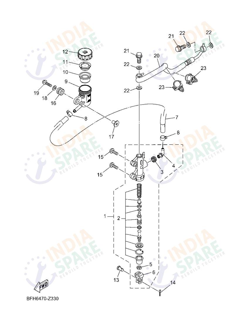 REAR MASTER CYLINDER